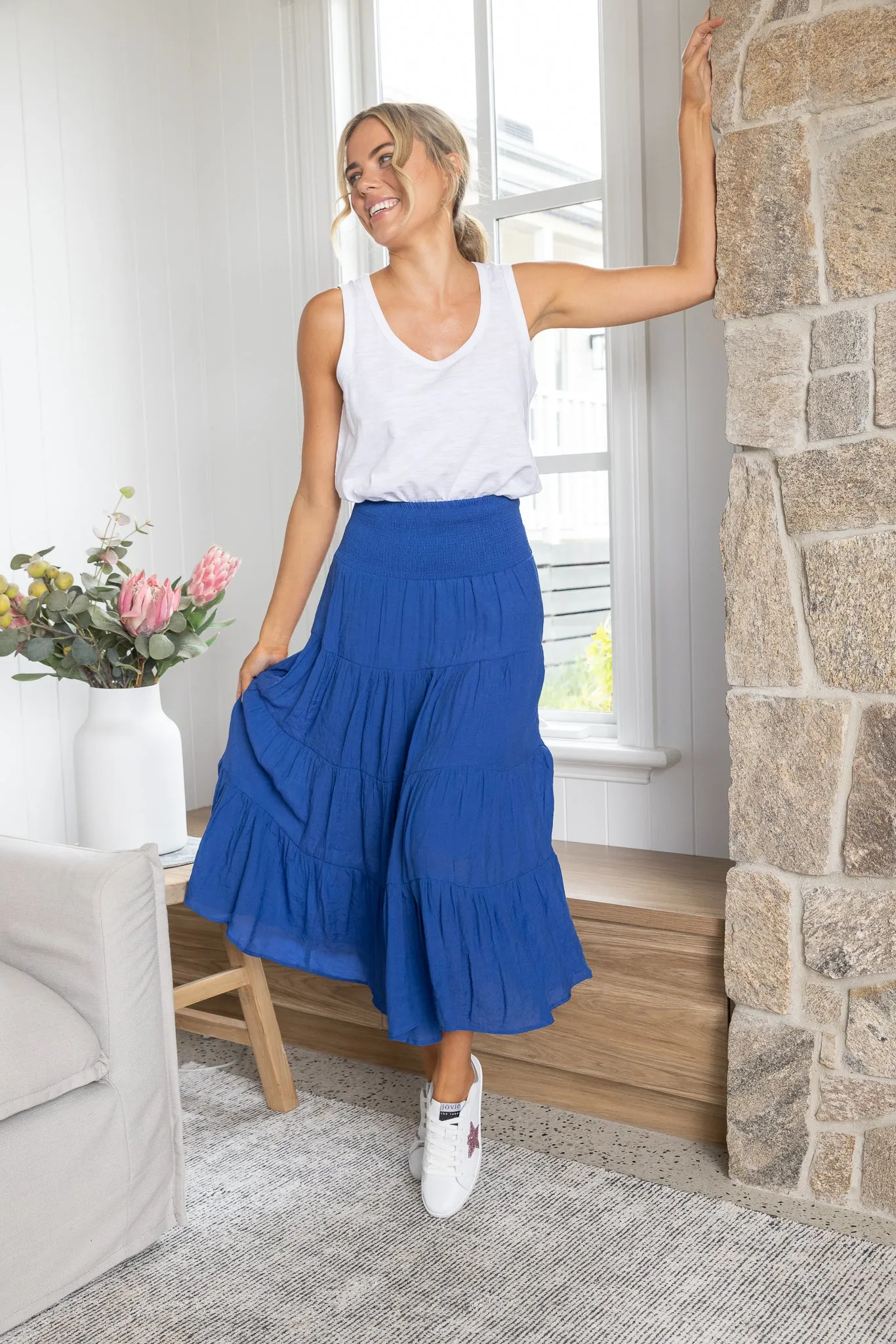 Sunday Skirt - Cobalt Blue