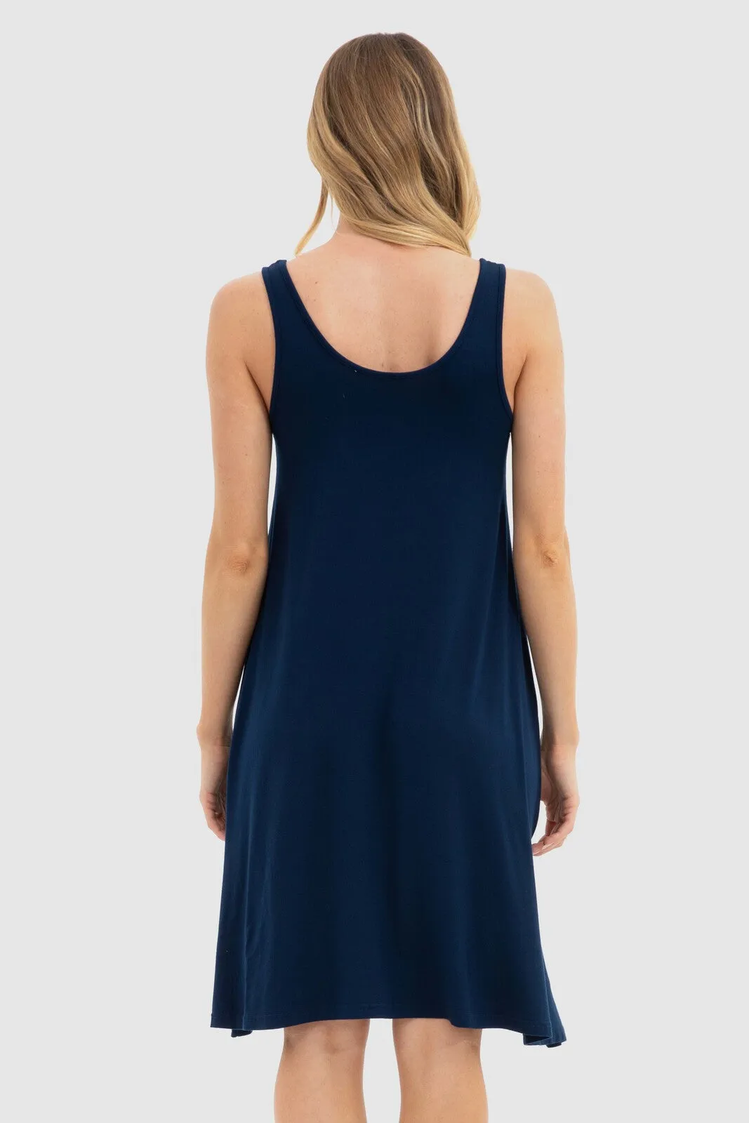 Swing Dress - Navy