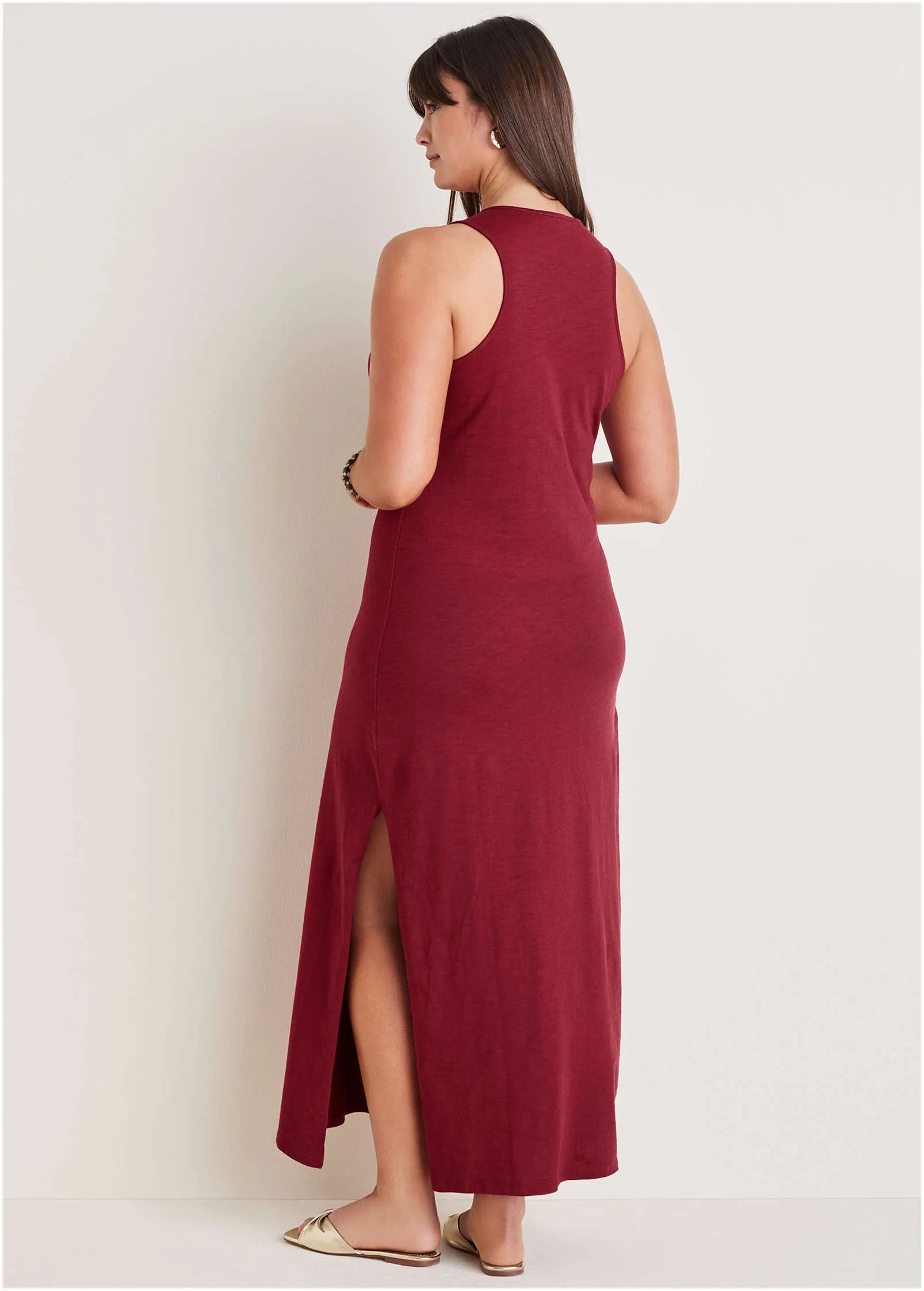 Tank Maxi Dress - Wine