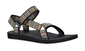 Teva Womens Original Universal Dot Matrix Black Multi