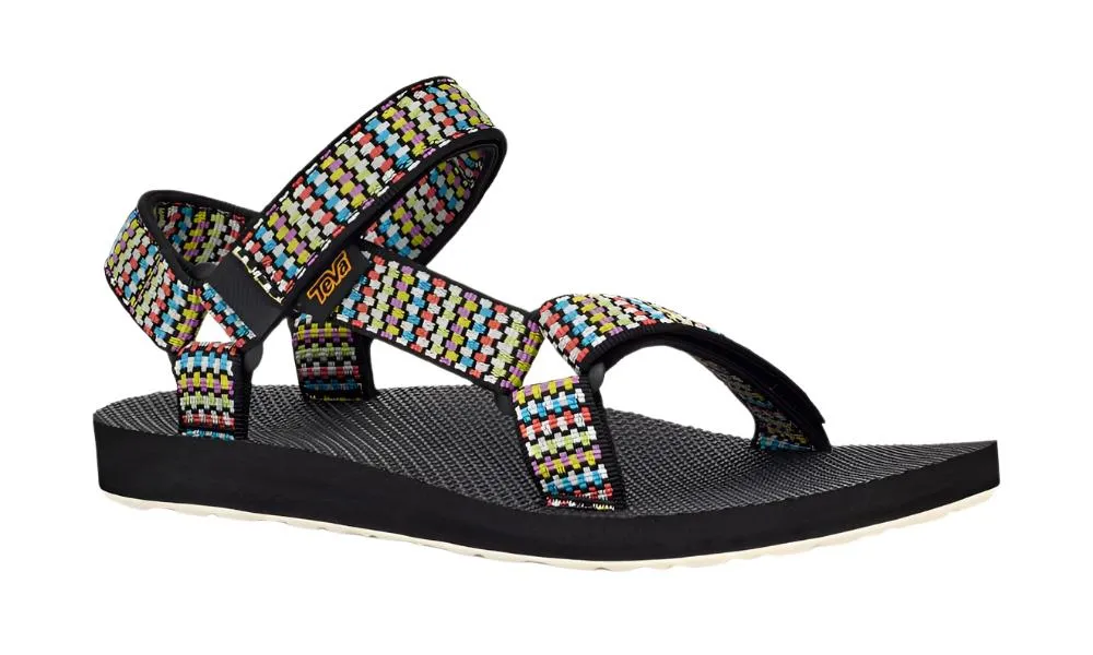 Teva Womens Original Universal Dot Matrix Black Multi