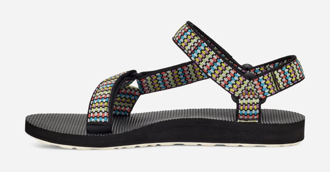 Teva Womens Original Universal Dot Matrix Black Multi