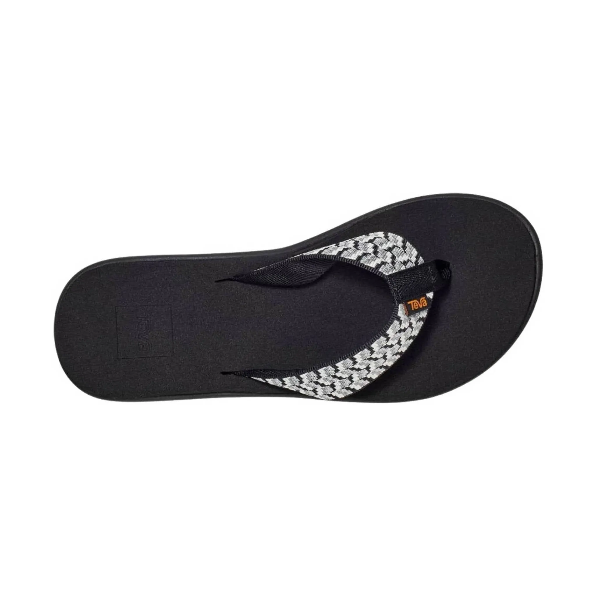 Teva Women's Voya Wedge Sandal - Paint Track Black/White