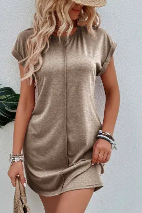 The Candace Everyday Dress in Taupe