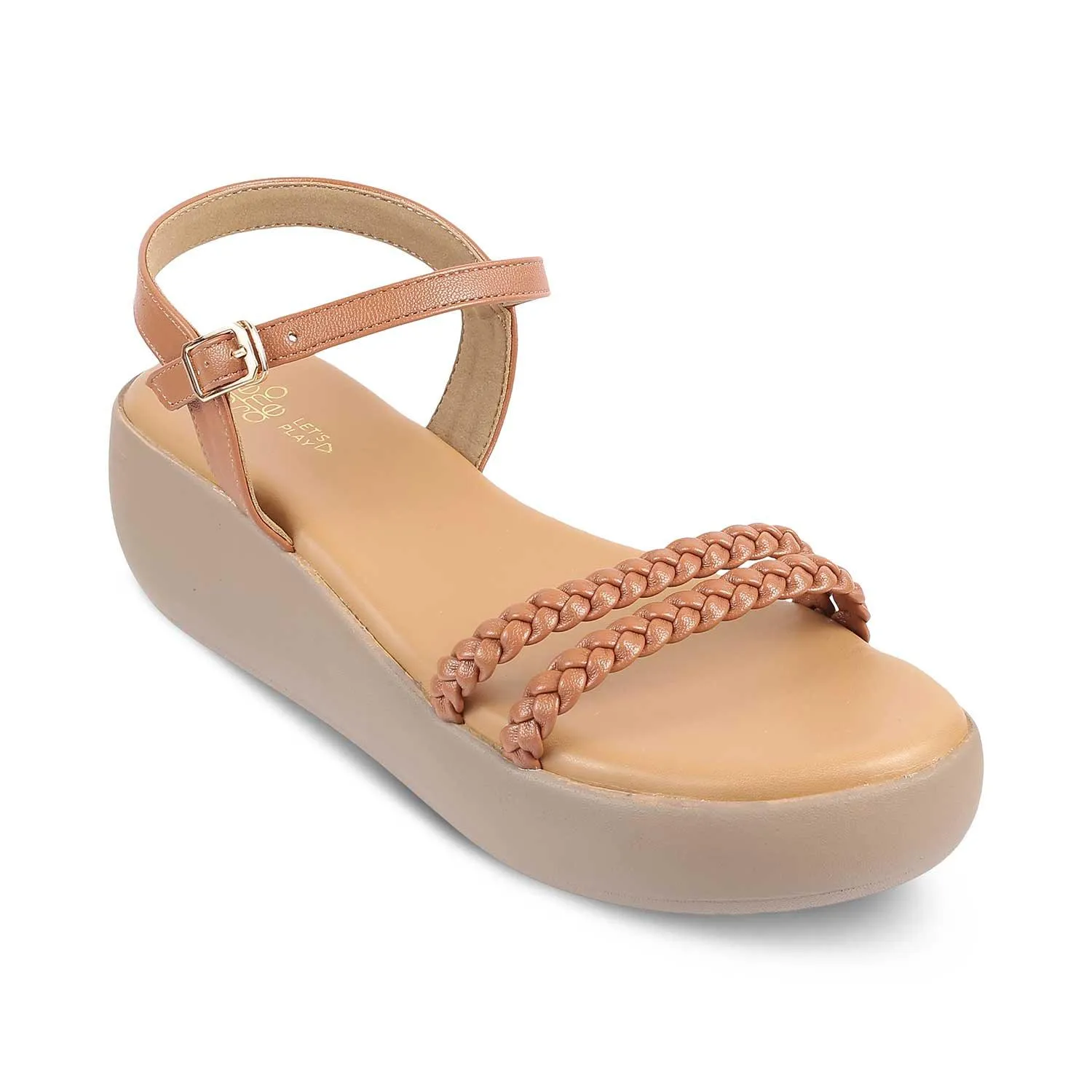 The Seev Tan Women's Dress Wedge Sandals Tresmode