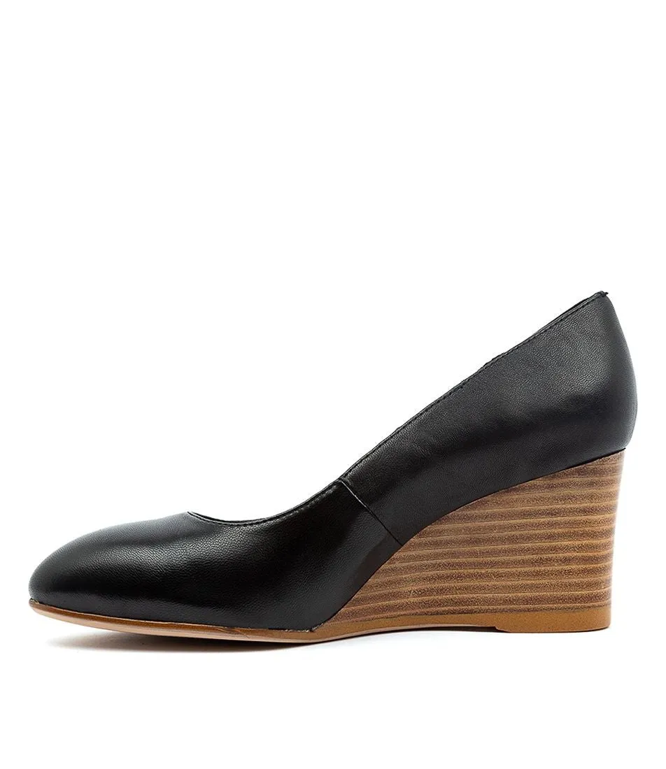 Top End Melvina Black Wedge