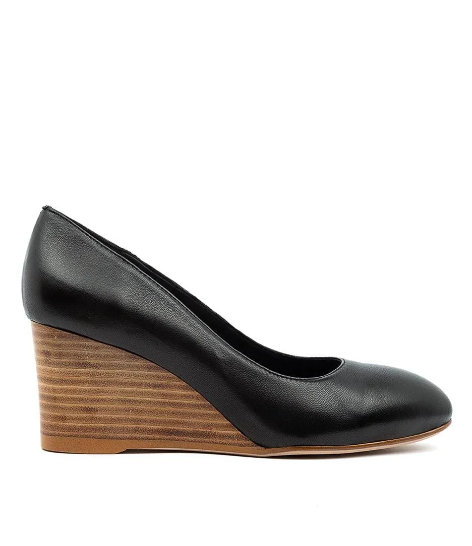 Top End Melvina Black Wedge