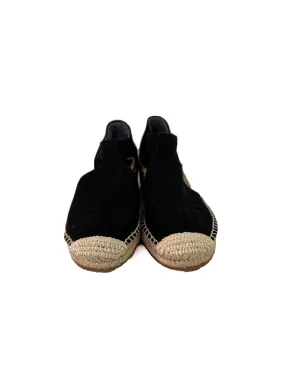 Tory Burch black cutout espadrilles size 6.5