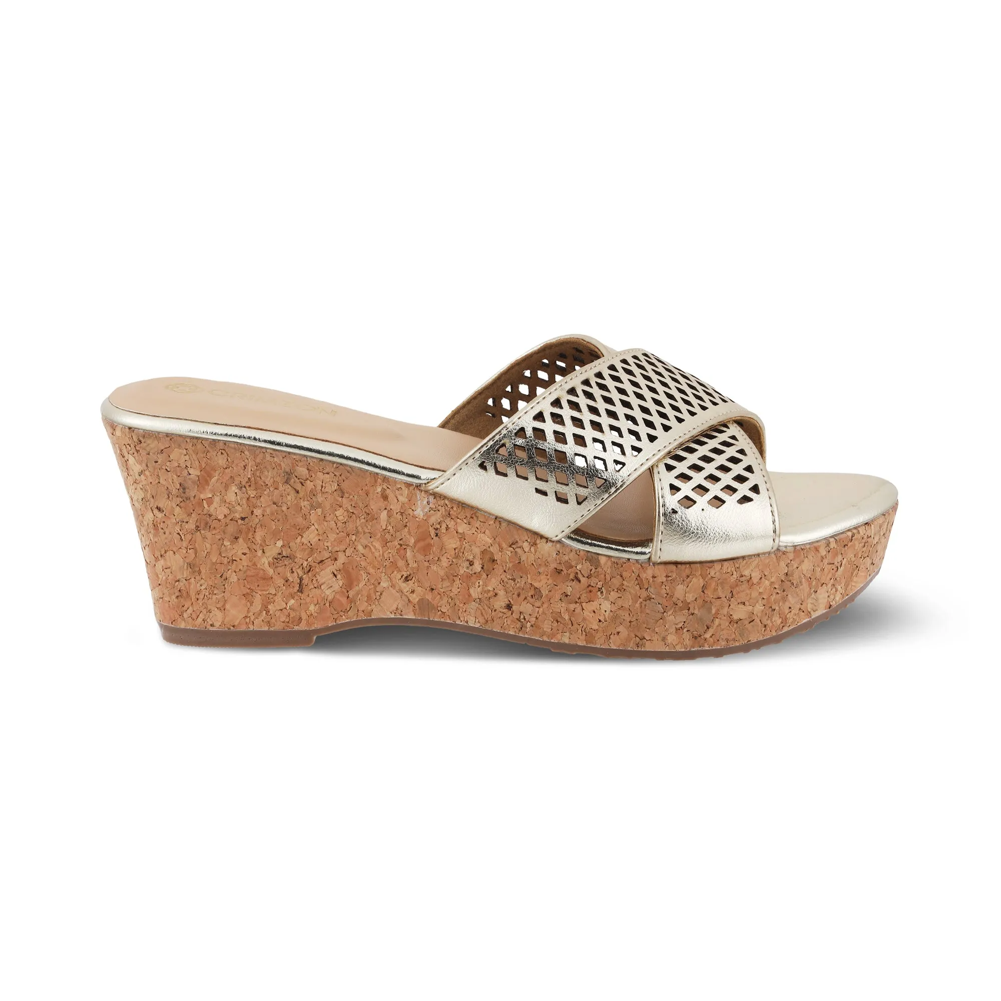 TRELLIS EASY- GOLD WEDGES