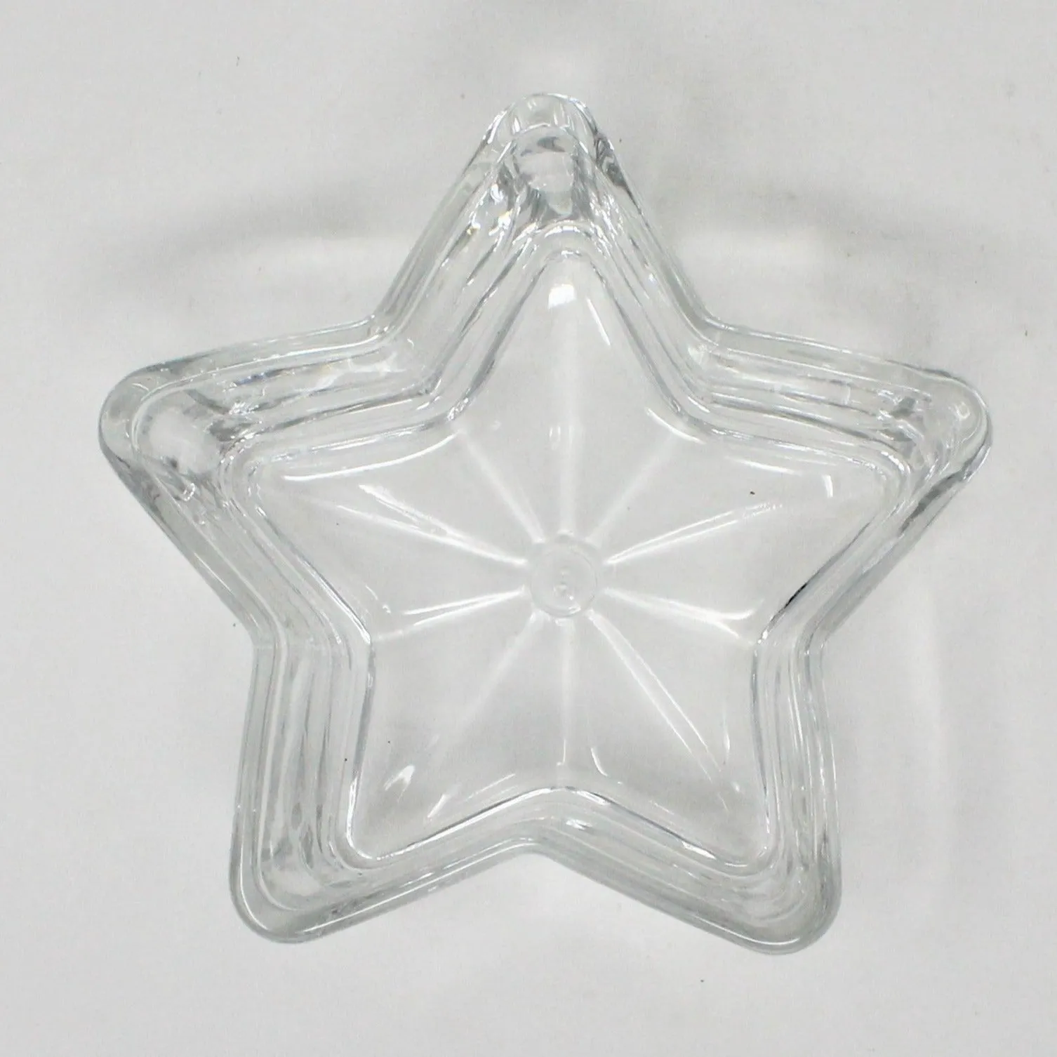 Trinket Dish, Libbey, Star Shaped Dish, Clear Glass, Decorative