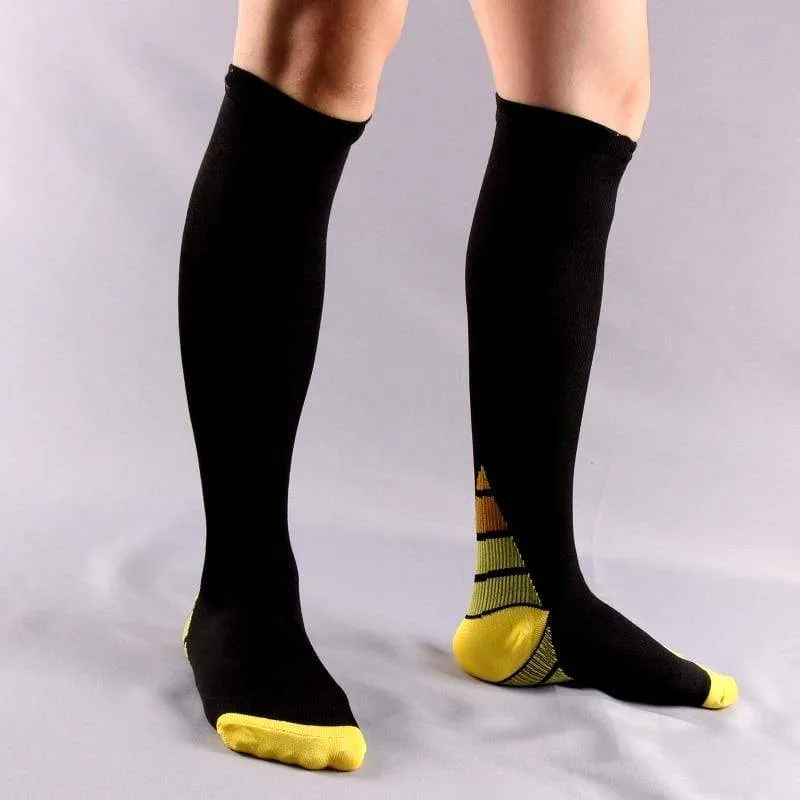 Unisex Anti-Fatigue Circulation & Compression Socks - 6 Pack