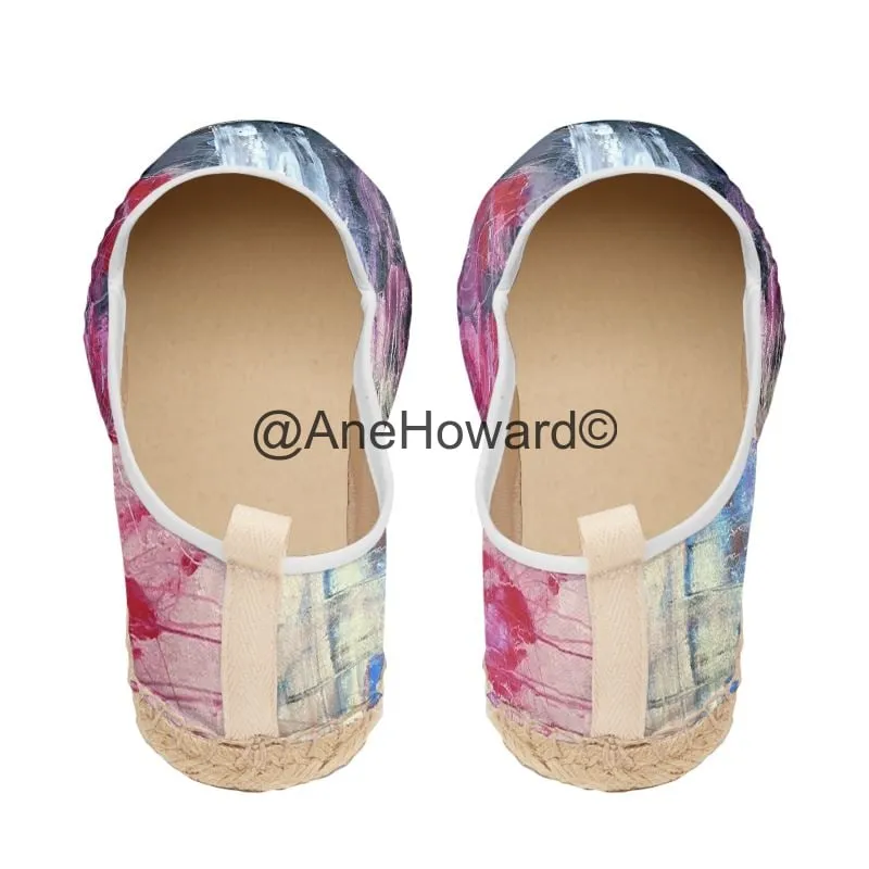 Unisex Loafer Espadrilles Abstract Sailing