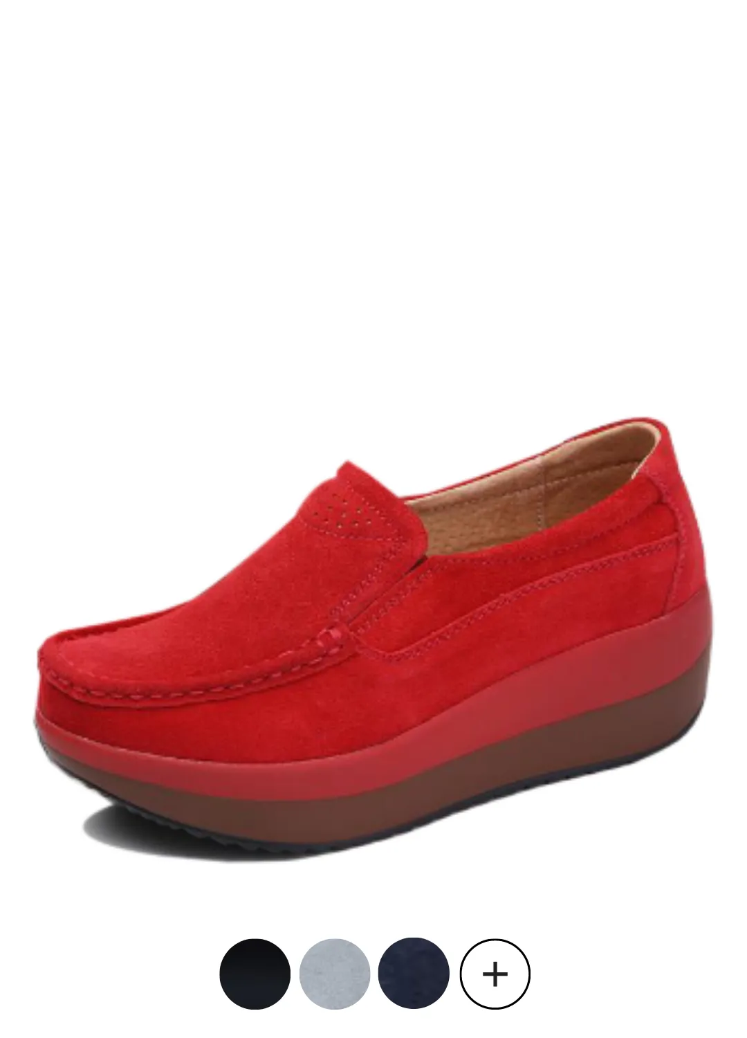 USS Shoes Beth M8 Women's Platform Red Shoes