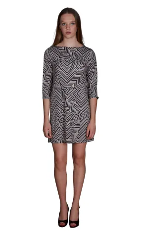 Viereck Intel Boatneck Mini Dress