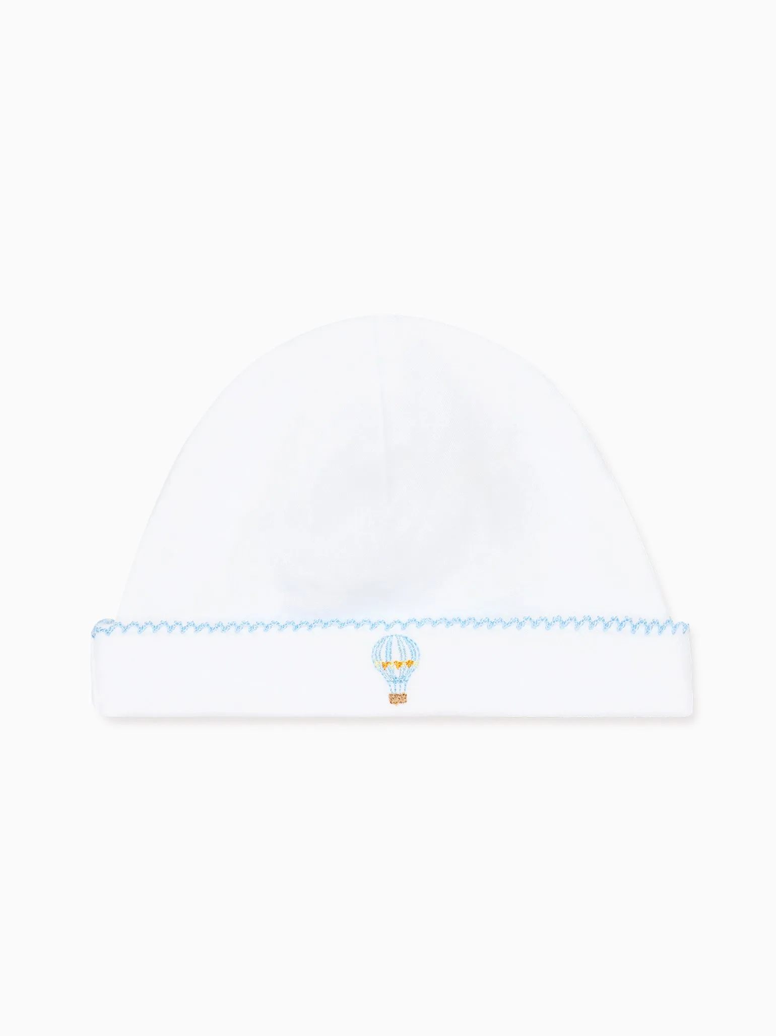 White Globo Balloon Baby Hat