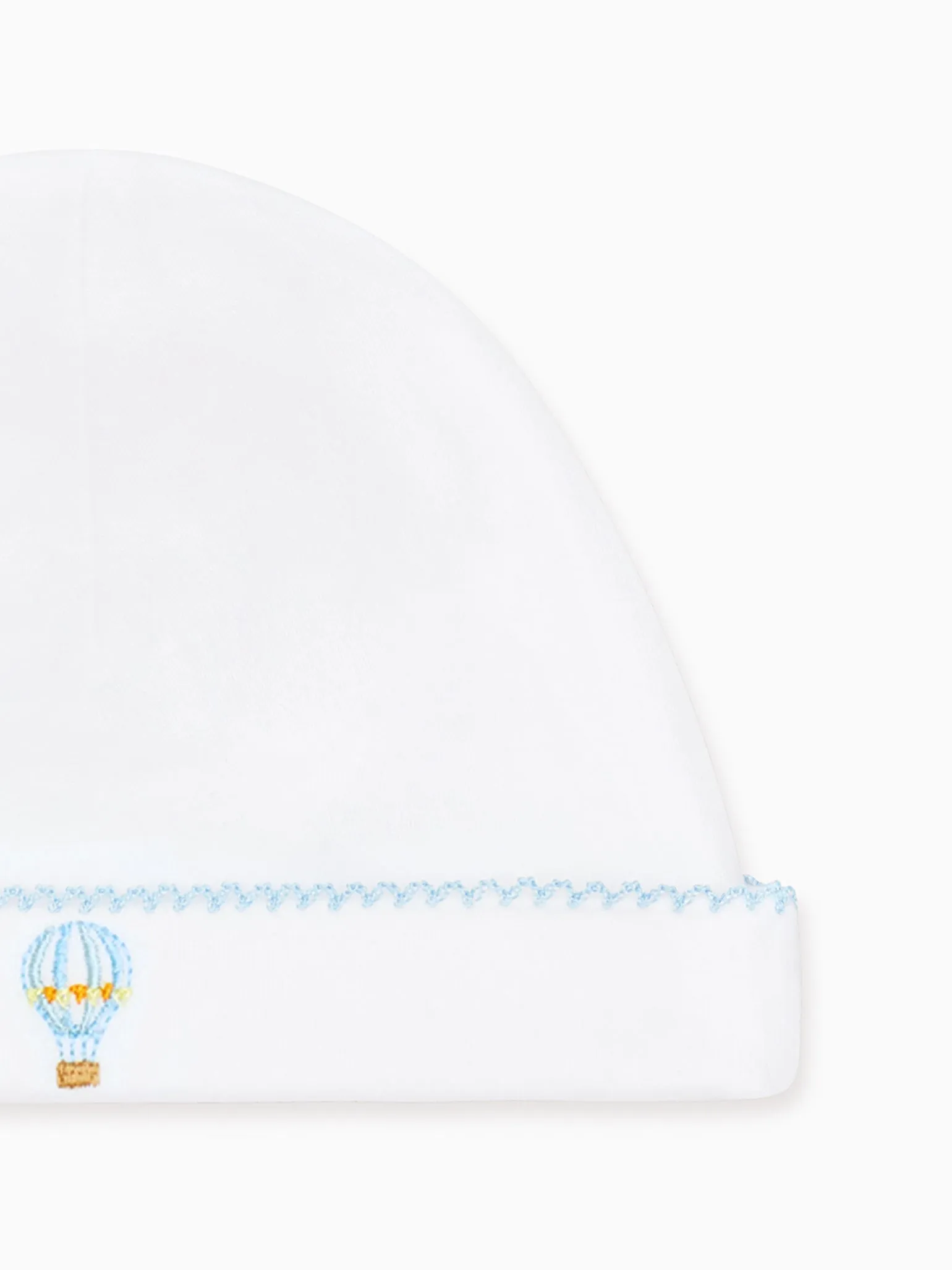 White Globo Balloon Baby Hat