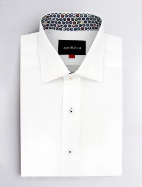 White Shirt with multicolored details