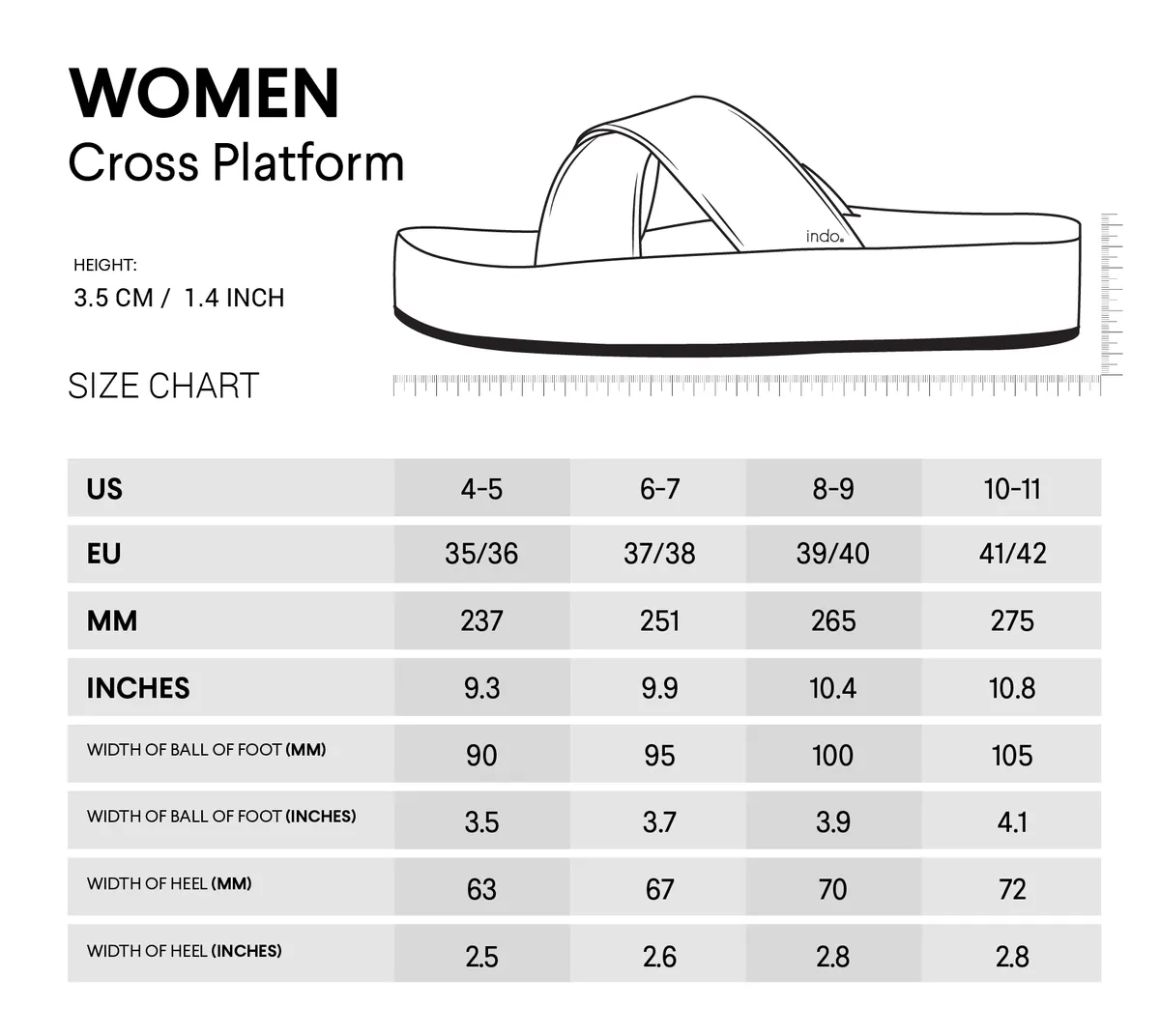 Women's Cross Platform - Sea Salt