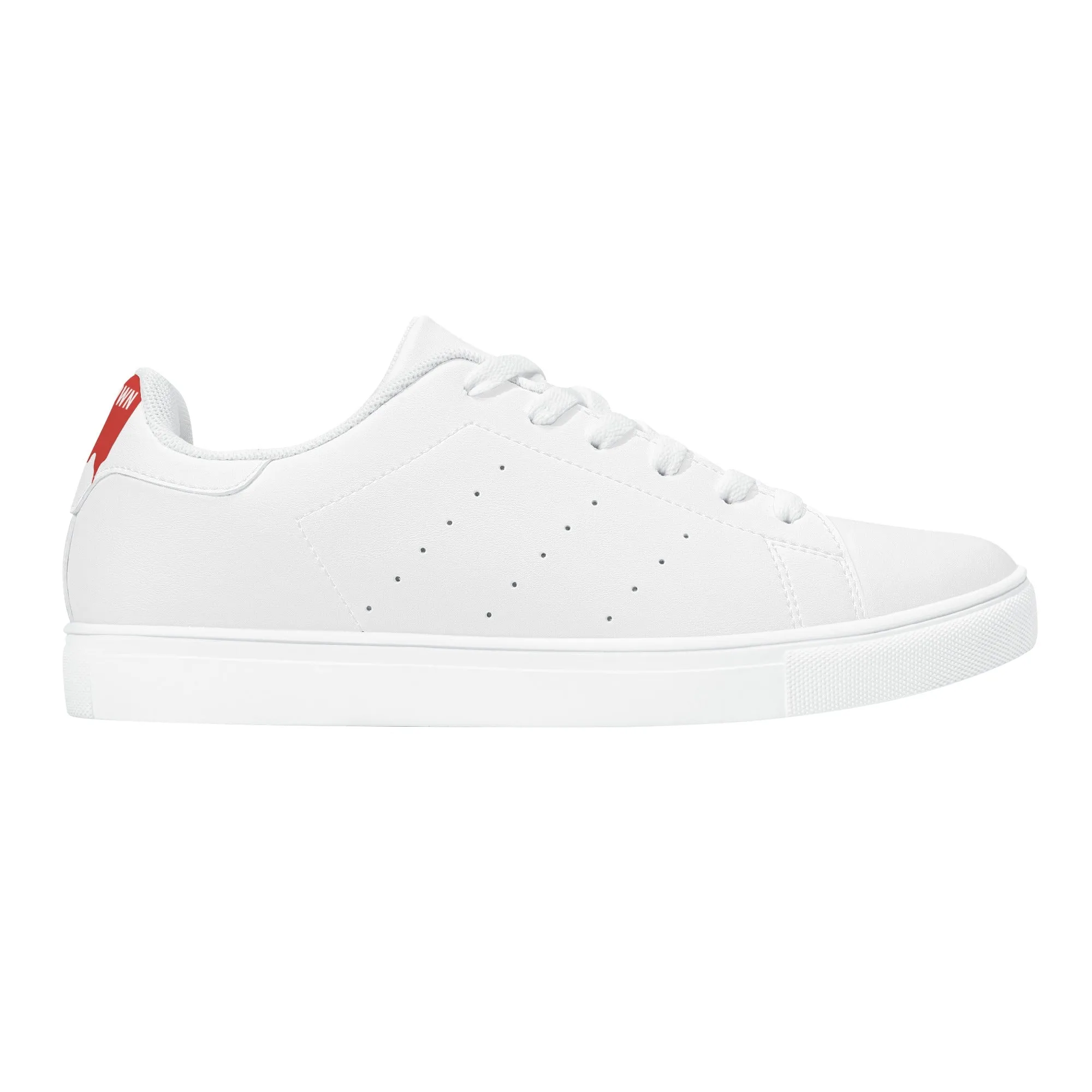 Women's FCS Low Top White Leather Sneakers