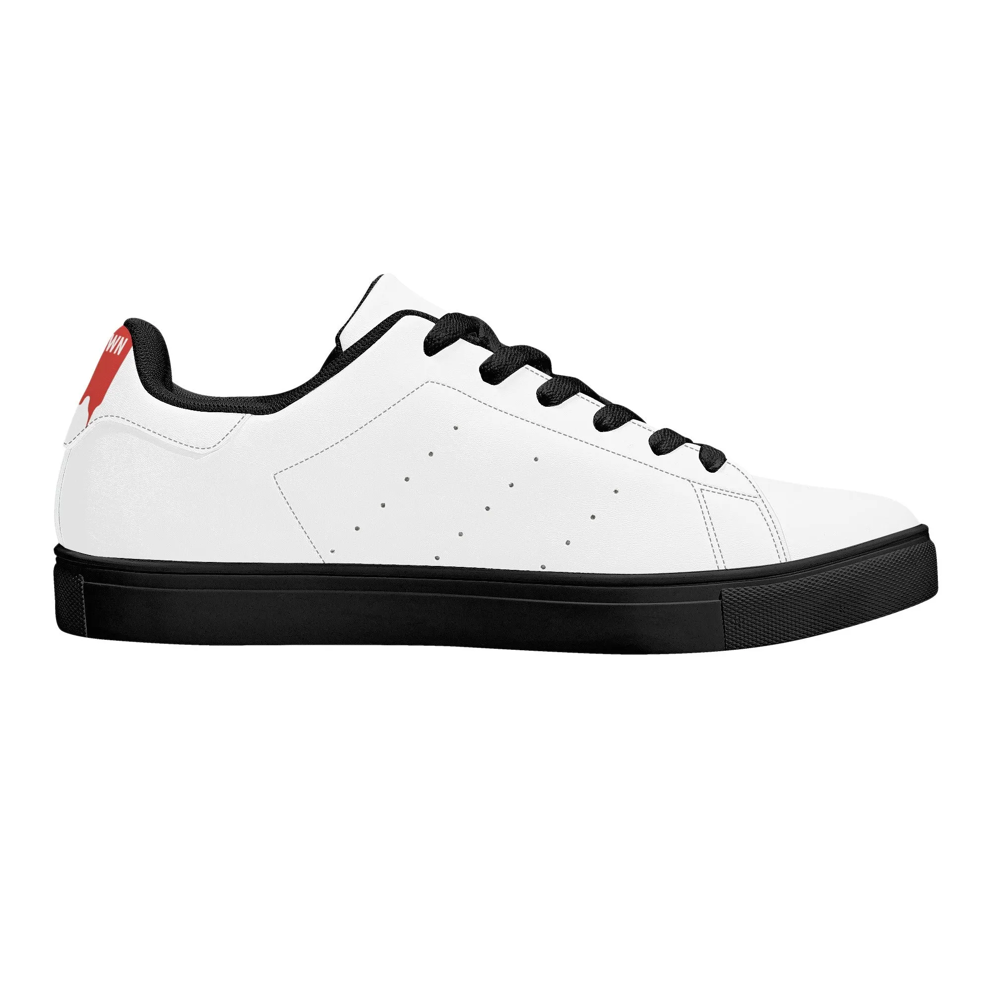 Women's FCS Low Top White Leather Sneakers