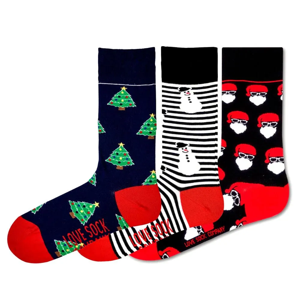 Women's Fun Christmas Dress Socks Gift Pack