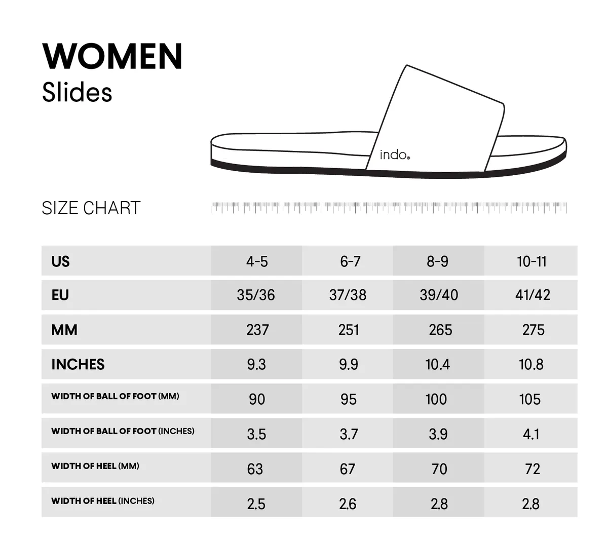 Women's Slide - Rust