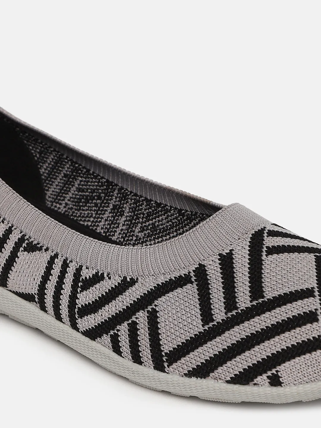 Woven Design Ballet Flats