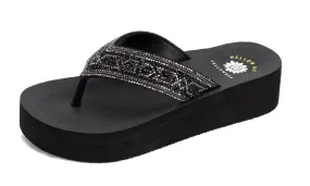 Yellow Box Womens Balat Flatform Sandal Black